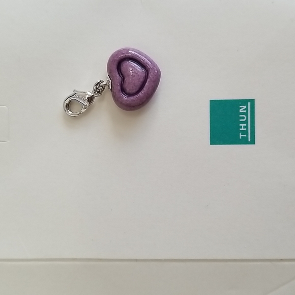 *2/$26* Thun heart charm (purple) - Picture 3 of 3